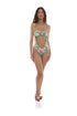 Luli Fama Strawberry Fields Wavy Luxe Stitch Bandeau Top